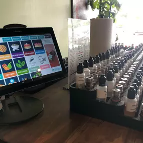 Select your e-liquid flavor from over 300!