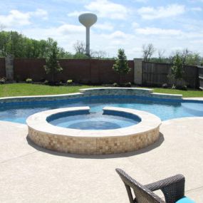 Just another happy customer left with a beautiful swimming pool right in their own backyard.