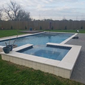 Pool with Spa, Richwood Texas