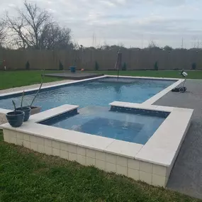 Pool with Spa, Richwood Texas