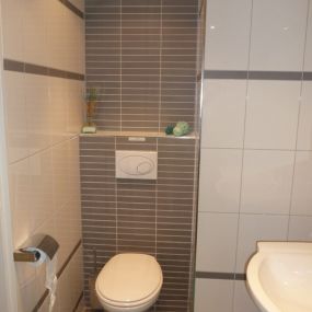 Toilet-badkamer renovatie