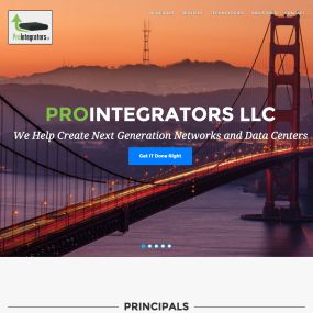 ProIntegrators.com - responsive Bootstrap website design