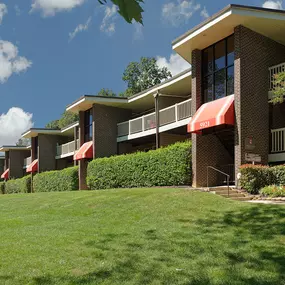 Green Landscaping at Brook View Apartments