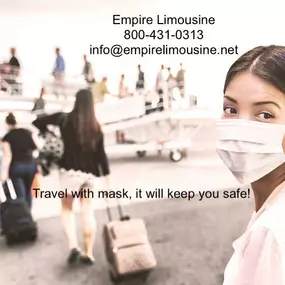 Travel with Mask, it will keep you safe!
Call now to book your next ride.