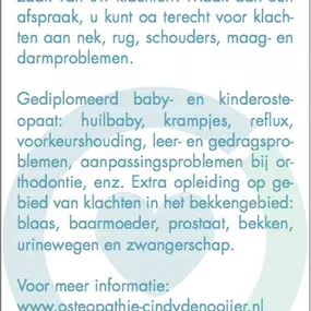 osteopathie advertentie