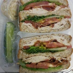 Try our Homemade Goodness today! Visit our deli!