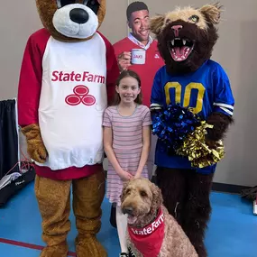 We concluded the weekend with Wooly the Wolverine from WDC schools jumping in to get a picture with Jake!