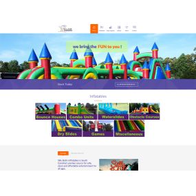 Web Design for Silly Bobs Inflatables.