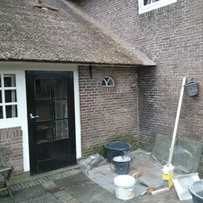 renovatie van oude muur