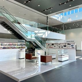 Inside the Fields Porsche Jacksonville dealership.