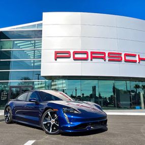 Outside the Fields Porsche Jacksonville dealership.