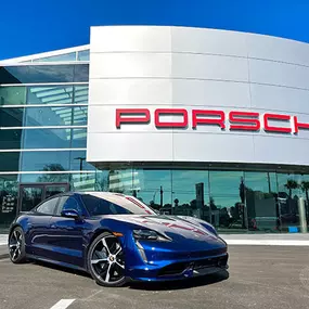 Outside the Fields Porsche Jacksonville dealership.