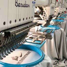 Our embroidery machines at work!
