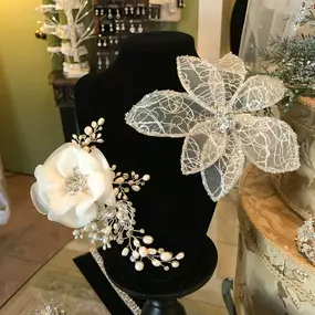 Beautiful selection of unique headpieces to choose from...or create your own!