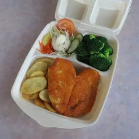 Menu Kipschnitzel