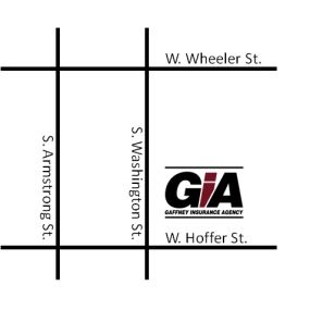 Quick reference map to our office in Kokomo, IN