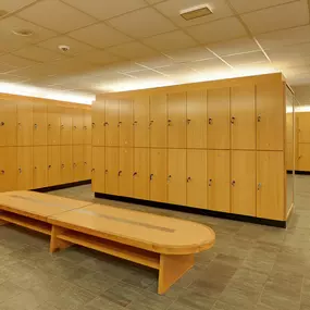 Kleedkamers met lockers