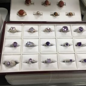 Crystal Coin and Jewelers Rings