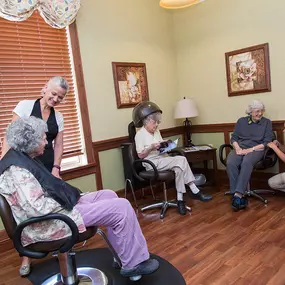 At The Willows Of Ramsey Hill, our residents enjoy safety, security, and peace of mind as they age in place. Our experienced staff help plan social and recreational events as well as assisting in healthcare, personal care, and household tasks.