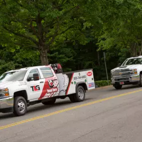 TLG Peterbilt commercial truck mobile repair.