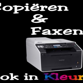 Printen en Faxen kan bij ons.