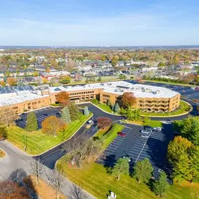 Aerial office building image at 5000 Arlington Centre Blvd