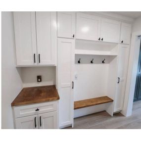 mudroom room custom cabinet remodel