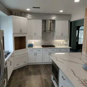 kitchen remodel, custom kitchen cabinet, marble countertops