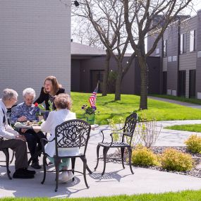 Maple Hill Senior Living, Maplewood, MN Our gathering spaces are a great place to visit with friends and family