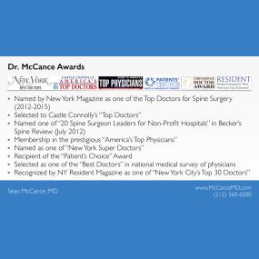 Sean McCance, MD Awards