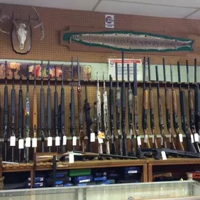 We have a large selection of guns.