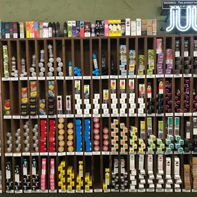 Over 300 e-liquids to choose from!