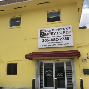 Law Offices of Mery Lopez
491 E Okeechobee Rd
Hialeah, FL 33010
(305) 882-2739