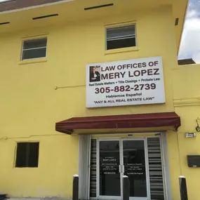 Law Offices of Mery Lopez
491 E Okeechobee Rd
Hialeah, FL 33010
(305) 882-2739