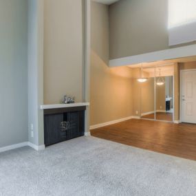 Living Room with Fire Place