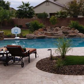 Unique Landscape Design for Poolscapes, Phoenix area, Arizona
