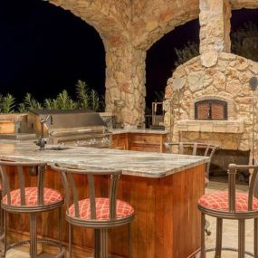 Outdoor Kitchens That Impress - Learn More: https://nolimitpools.com/2018/12/outdoor-kitchens-that-impress/