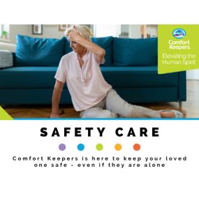 Comfort Keepers Home Care offers Safety Care products to seniors to help them feel secure and at ease at home, especially if they are alone.