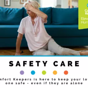 Comfort Keepers Home Care offers Safety Care products to seniors to help them feel secure and at ease at home, especially if they are alone.