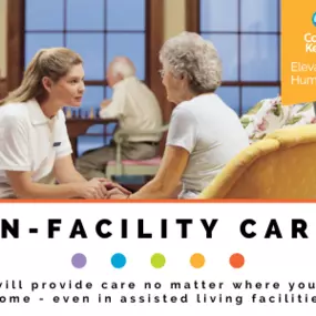 Our home care services are available to seniors living in any setting, including assisted living facilities.