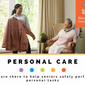 Personal hygiene services such as washing, dressing, and grooming are provided with dignity.