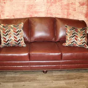 Find the leather couch of your dreams at our furniture showroom.