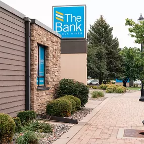 The Bank of Elk River Main Street Office proudly displaying their new logo and signage!