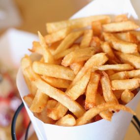 Sugarhouse onnly -Our frites are made with hand-peeled potatoes each morning!