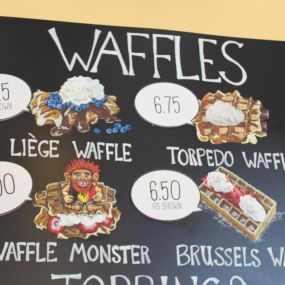 Try our special waffle combinations today!