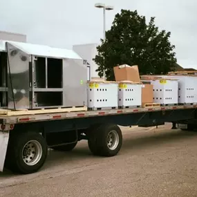 Thanks to New Age Transportation for our flatbed delivery this morning.