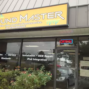 Our car audio shop!