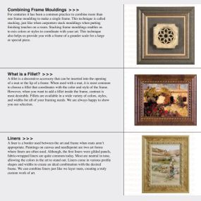 Framing Plus of Anoka Inc We will help you pick just the mouldings and mats for your treasures