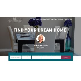 A website redesign for a local Southlake Real Estate Company - Donna Johnsrud Luxury Homes.