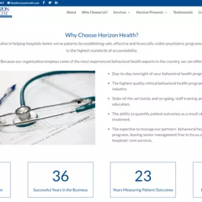 Horizon Health redesign